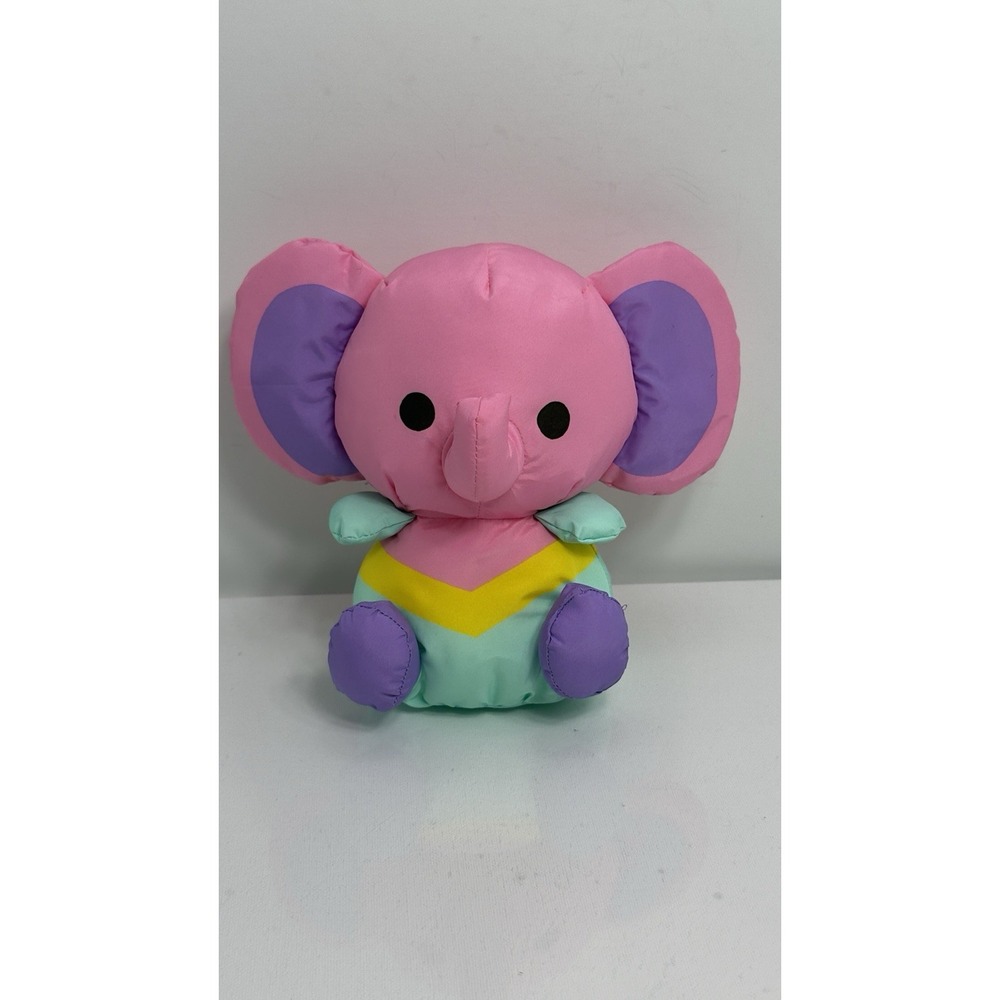 Swisheez 7" Slater the Elephant Neon Stuffed Animal Nylon Plush Spin Master